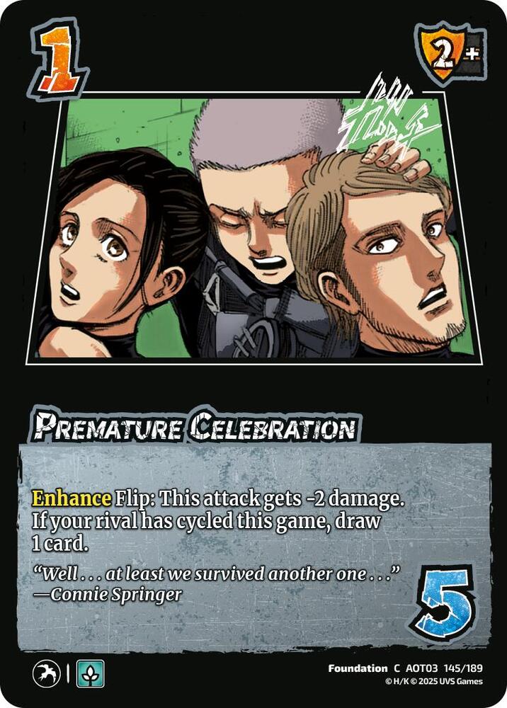 Premature Celebration