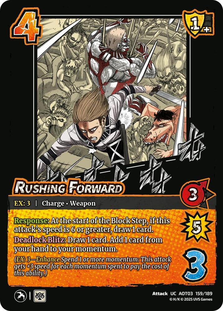 Rushing Forward