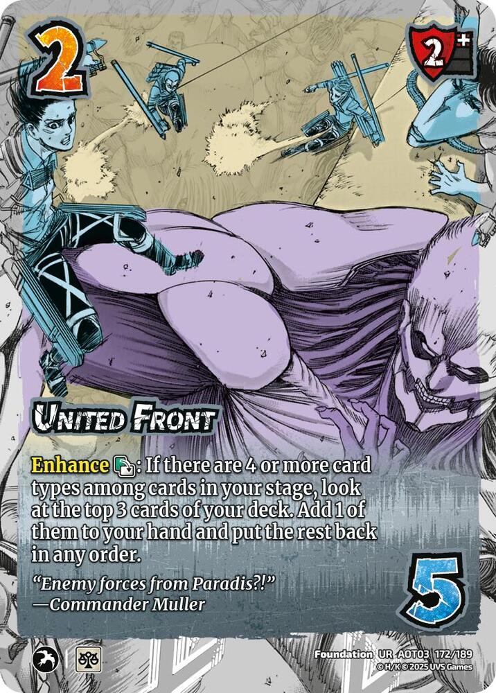 United Front - Foil