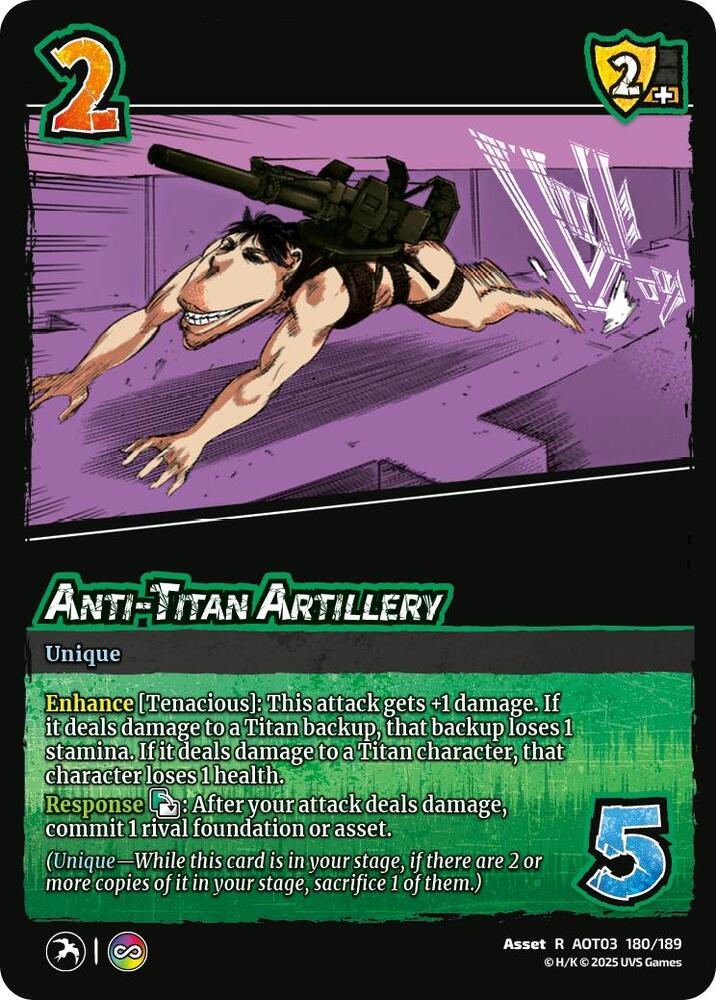 Anti-Titan Artillery - Foil