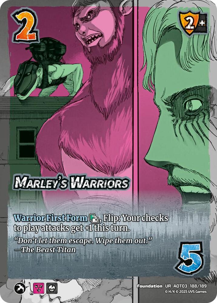 Marleys Warriors - Foil