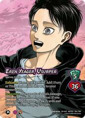 Eren Yeager, Usurper // Attack Titan, Finale (Alternate Art) - Foil