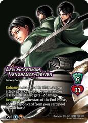 Levi Ackerman, Vengeance-Driven (Alternate Art) - Foil