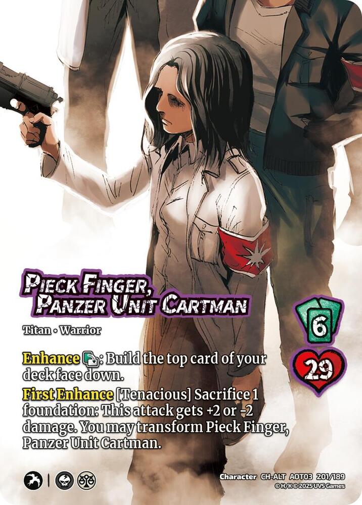 Pieck Finger, Panzer Unit Cartman // Cart Titan, Finale (Alternate Art) - Foil