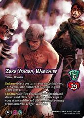 Zeke Yeager, Warchief // Beast Titan, Finale (Alternate Art) - Foil