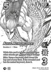 Aerial Reinforcement (Alternate Art) - Foil