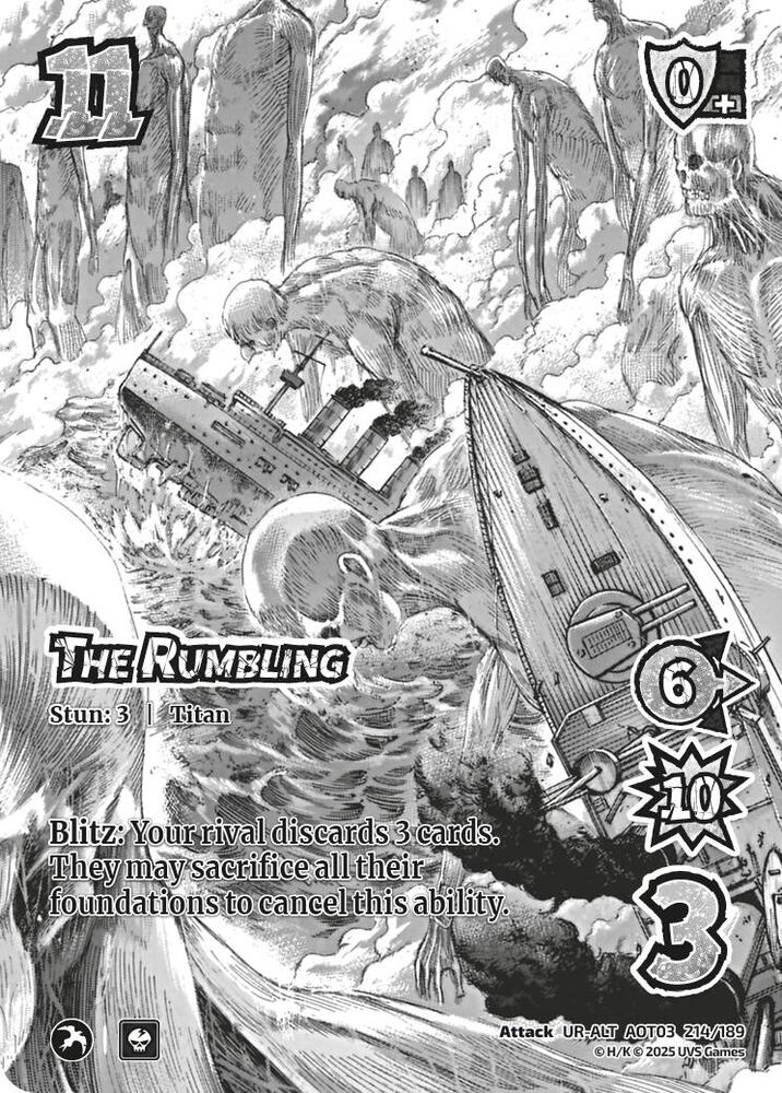 The Rumbling (Alternate Art) - Foil