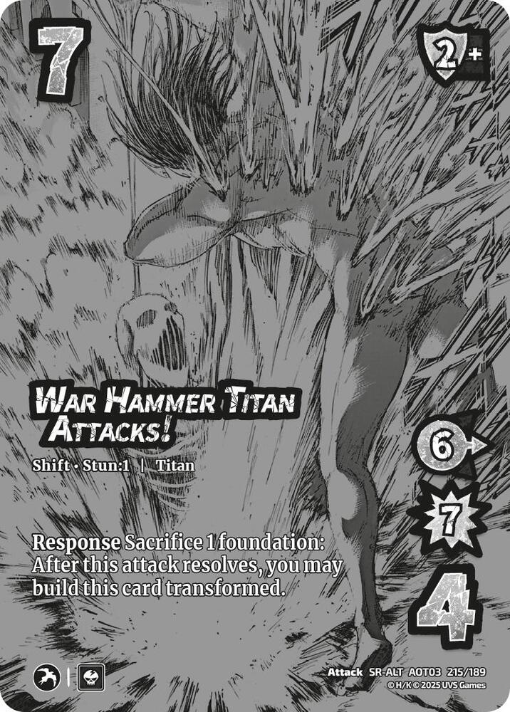 War Hammer Titan Attacks! // The War Hammer Titan (Alternate Art) - Foil