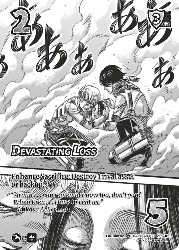 Devastating Loss (Alternate Art) - Foil