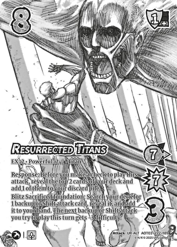 Resurrected Titans (Alternate Art) - Foil