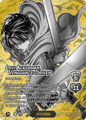 Levi Ackerman, Vengeance-Driven (Chrome Rare) - Foil