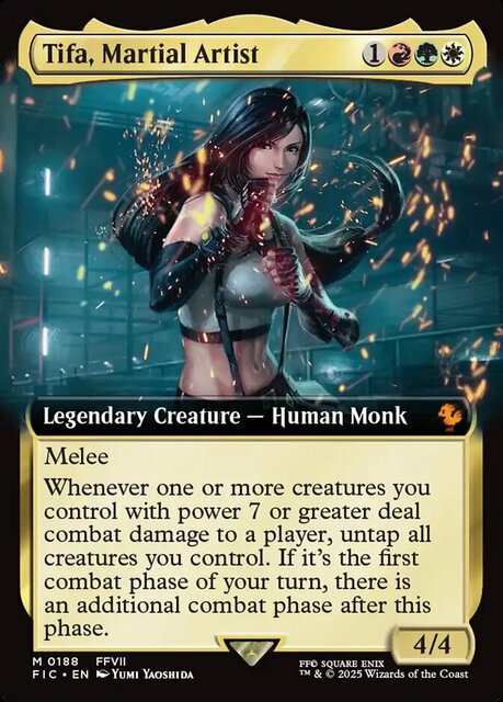 Tifa, Martial Artist - Extended Art