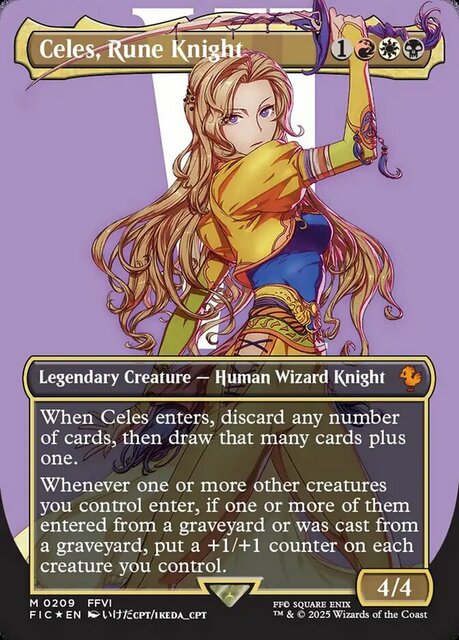 Celes, Rune Knight - Surge Foil - Borderless