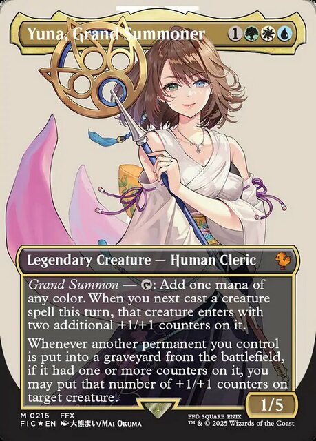 Yuna, Grand Summoner - Surge Foil - Borderless
