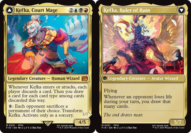 Kefka, Court Mage // Kefka, Ruler of Ruin - Foil