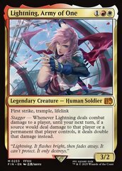 Lightning, Army of One - Foil