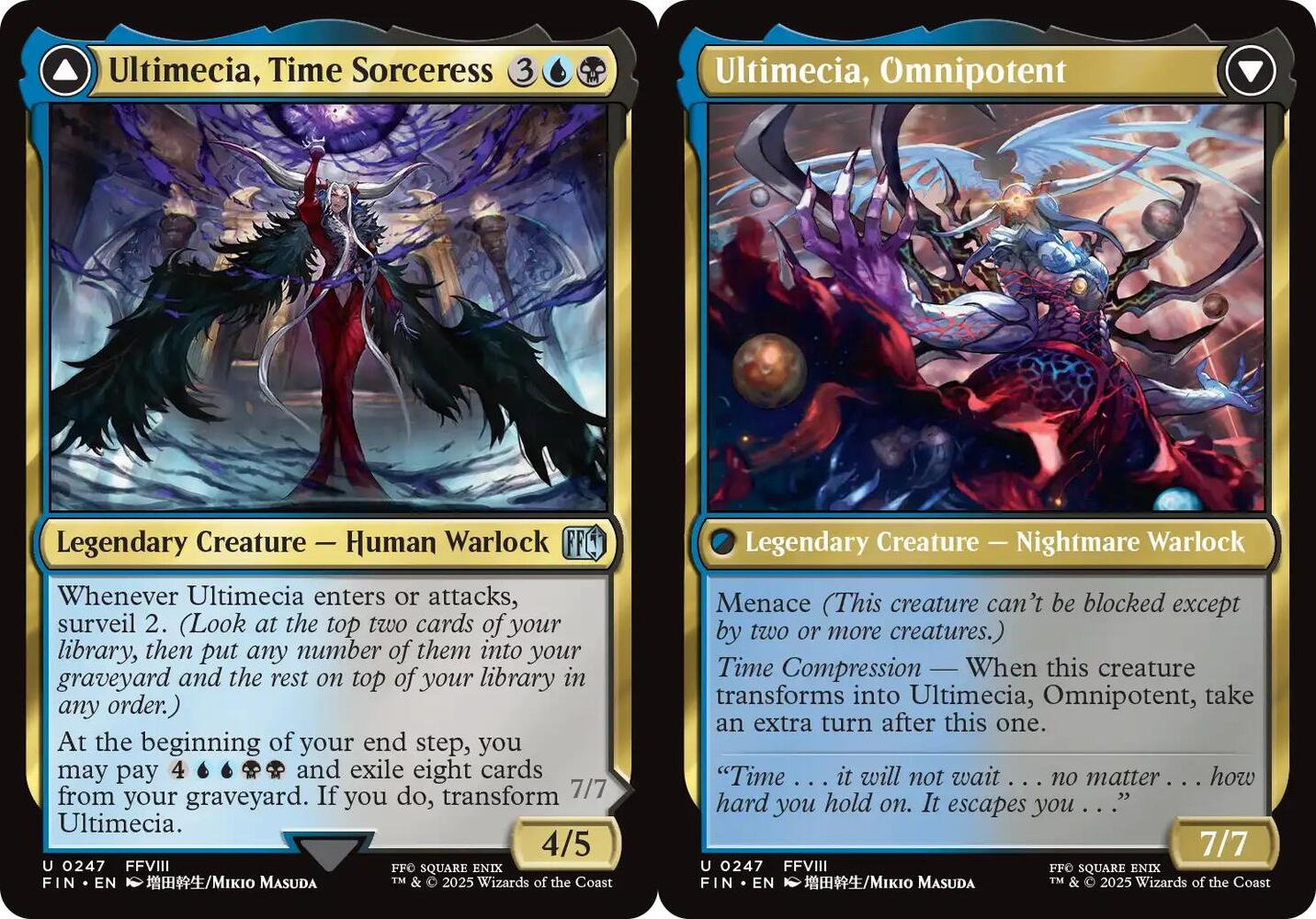 Ultimecia, Time Sorceress // Ultimecia, Omnipotent - Foil