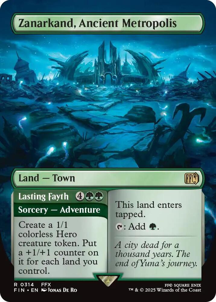 Zanarkand, Ancient Metropolis // Lasting Fayth - Foil - Borderless