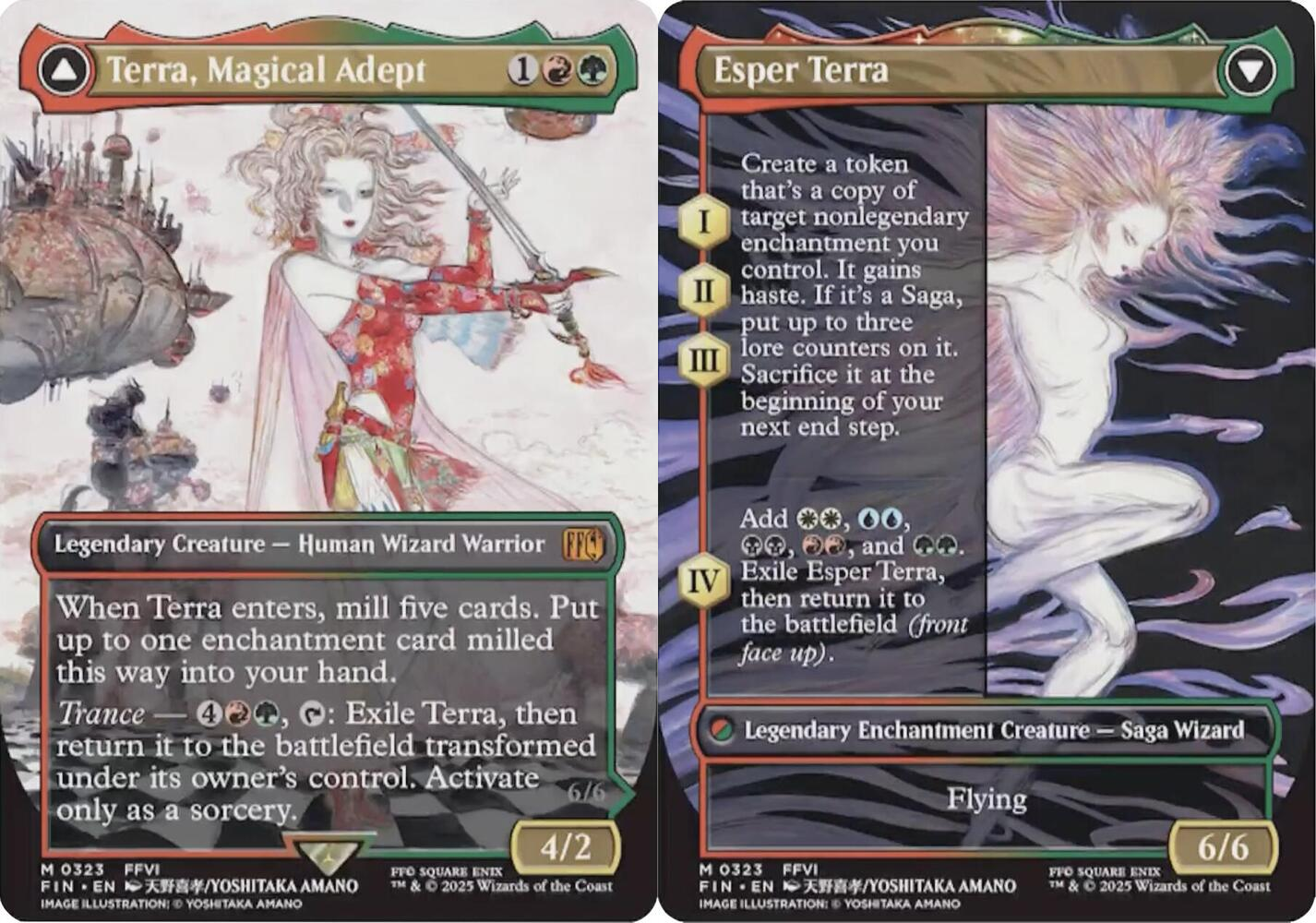 Terra, Magical Adept // Esper Terra - Foil - Borderless
