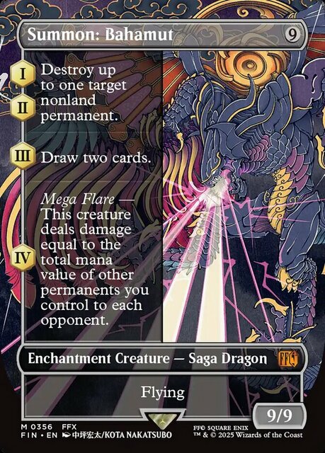 Summon: Bahamut - Foil - Borderless