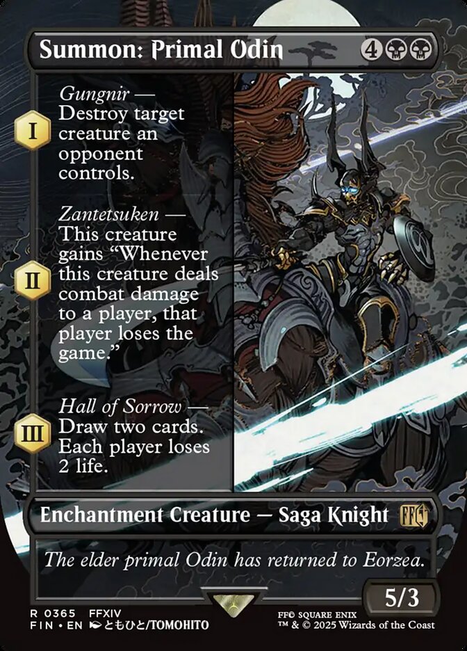 Summon: Primal Odin - Foil - Borderless