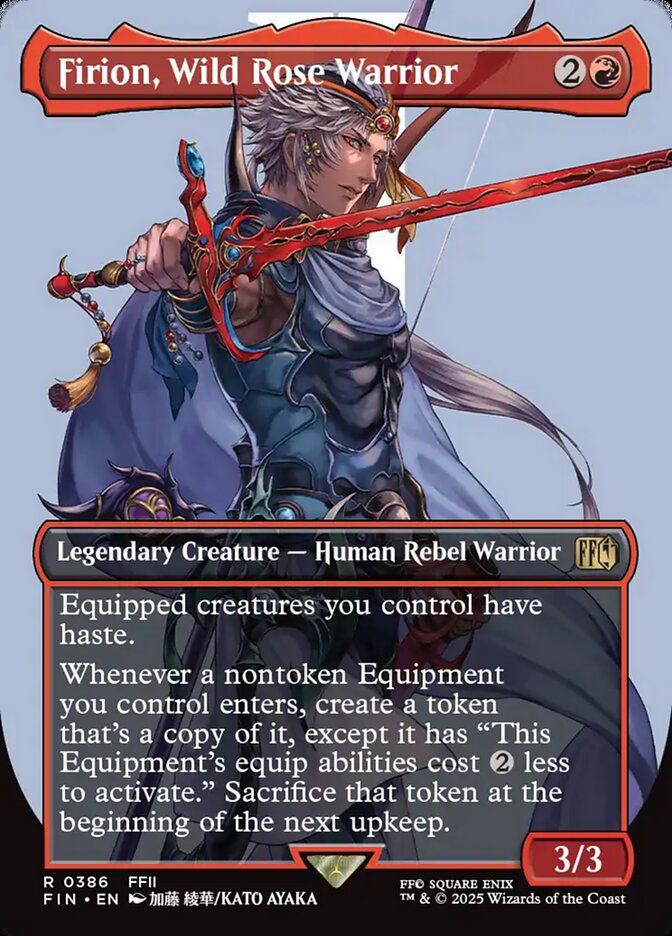 Firion, Wild Rose Warrior - Foil - Borderless
