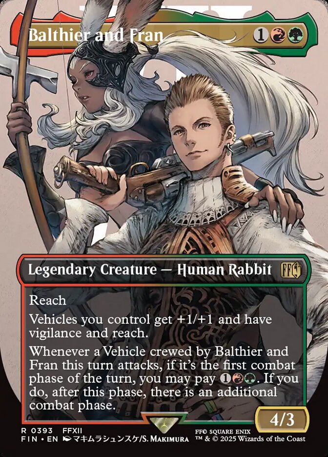 Balthier and Fran (0393) - Foil - Borderless