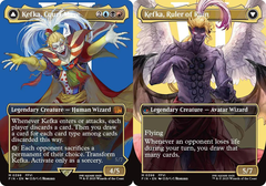 Kefka, Court Mage // Kefka, Ruler of Ruin (0398) - Foil - Borderless