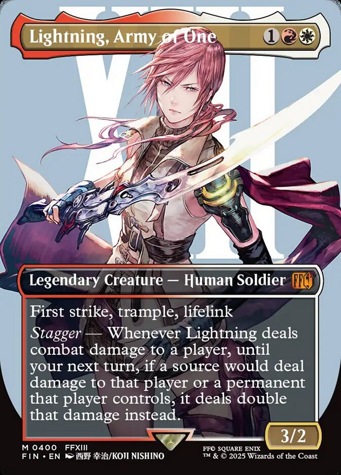 Lightning, Army of One (0400) - Foil - Borderless