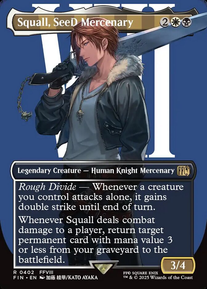 Squall, SeeD Mercenary - Foil - Borderless