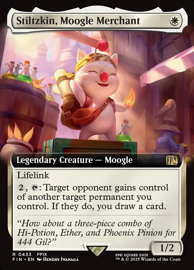 Stiltzkin, Moogle Merchant - Foil - Extended Art
