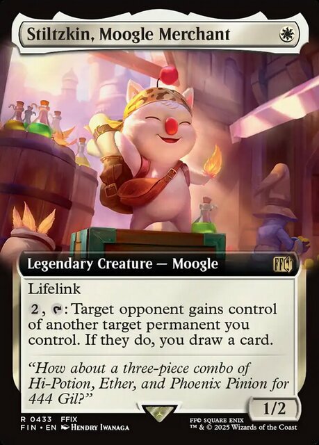 Stiltzkin, Moogle Merchant - Foil - Extended Art