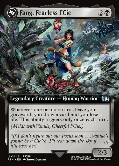 Fang, Fearless lCie - Foil - Extended Art