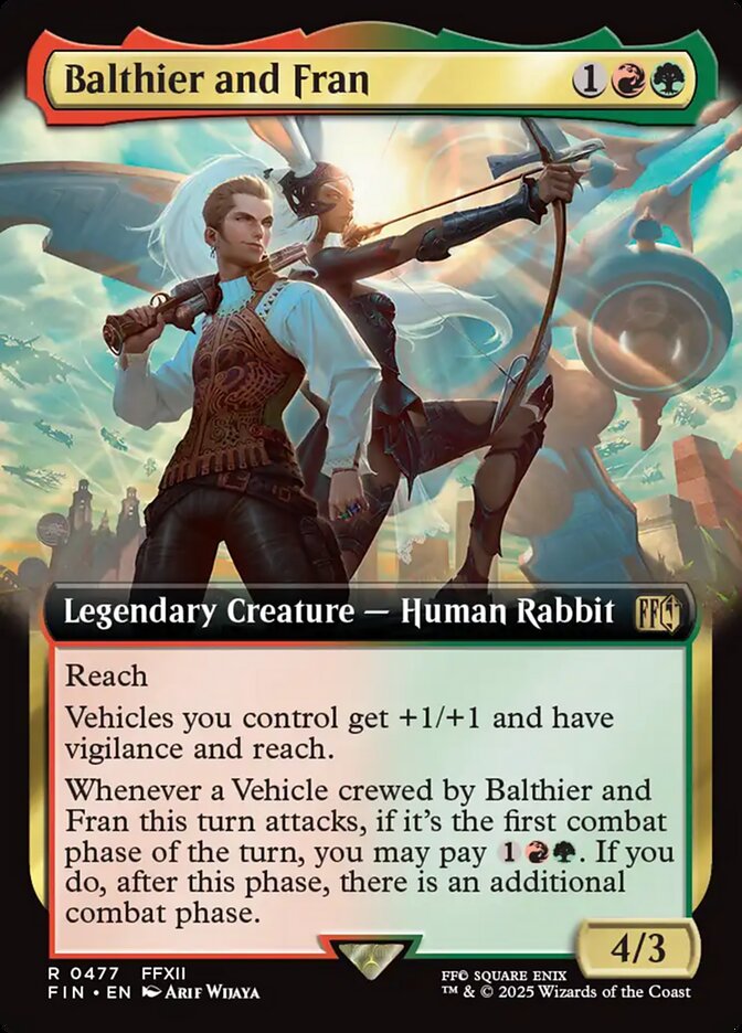 Balthier and Fran - Extended Art