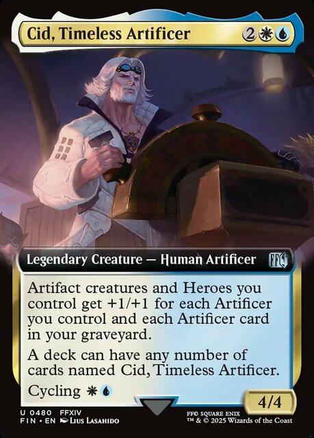 Cid, Timeless Artificer - Foil - Extended Art