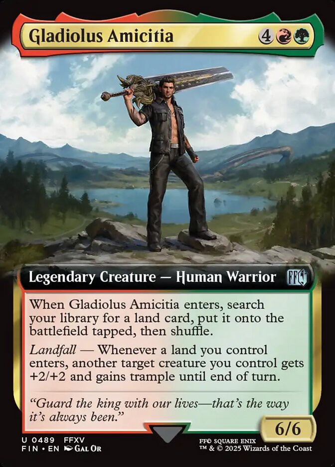 Gladiolus Amicitia - Extended Art