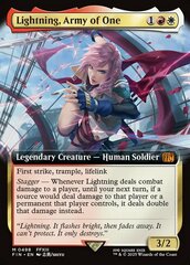 Lightning, Army of One - Foil - Extended Art