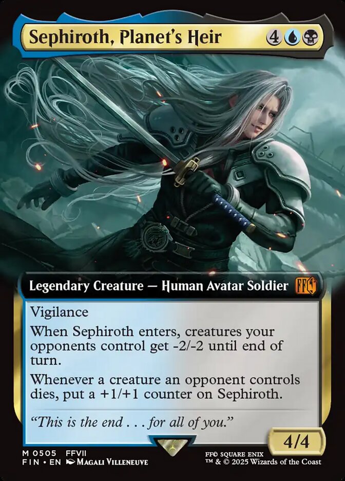 Sephiroth, Planets Heir - Foil - Extended Art