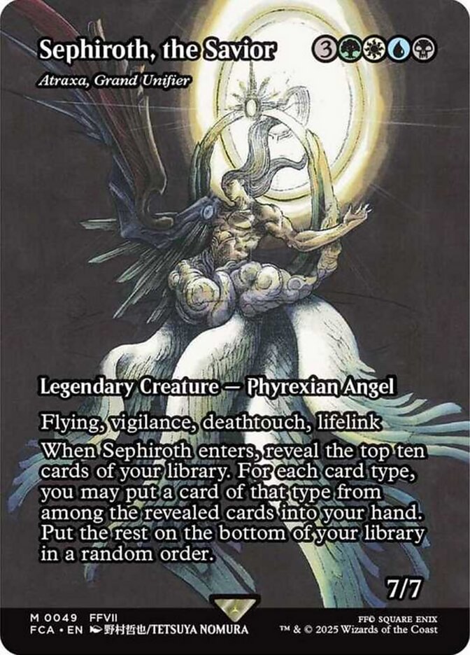 Sephiroth, the Savior - Atraxa, Grand Unifier - Foil - Showcase