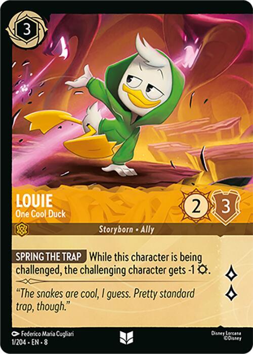 Louie - One Cool Duck - 1/204 - Uncommon