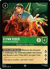 Flynn Rider - Breaking and Entering - 102/204 - Super Rare - Cold Foil