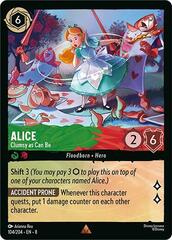 Alice - Clumsy as Can Be - 104/204 - Rare