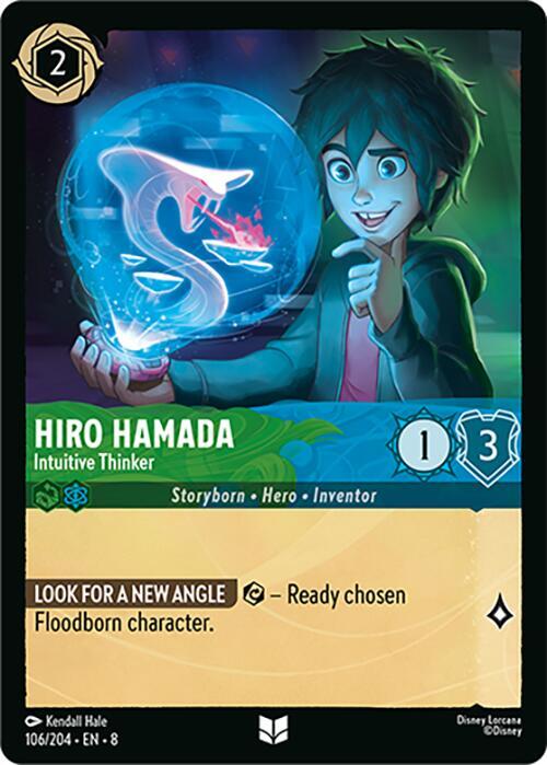 Hiro Hamada - Intuitive Thinker - 106/204 - Uncommon