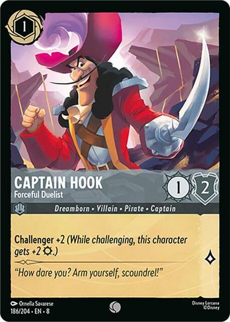 Captain Hook - The Pirate King - 109/204 - Rare