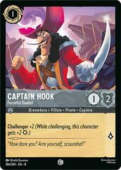Captain Hook - The Pirate King - 109/204 - Rare - Cold Foil