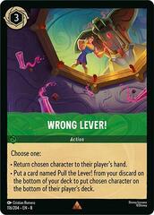 Wrong Lever! - 116/204 - Rare