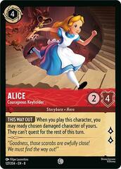Alice - Courageous Keyholder - 127/204 - Common - Cold Foil