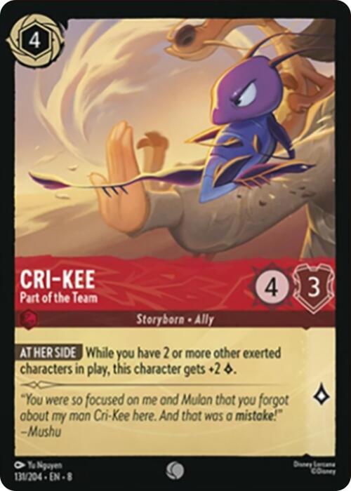 Cri-Kee - Part of the Team - 131/204 - Common