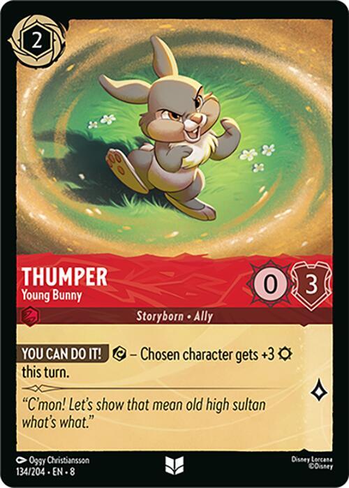 Thumper - Young Bunny - 134/204 - Uncommon - Cold Foil