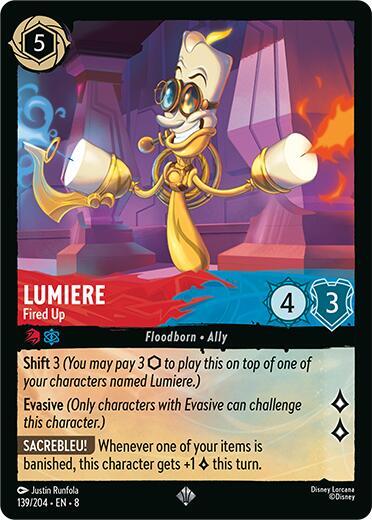 Lumiere - Fired Up - 139/204 - Super Rare